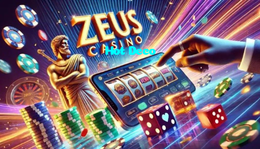 Hot Deco casino presented on mobile device in Pakistan with slots and live games